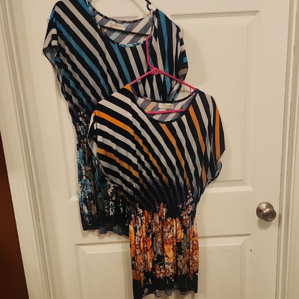 Striped Floral Shirts